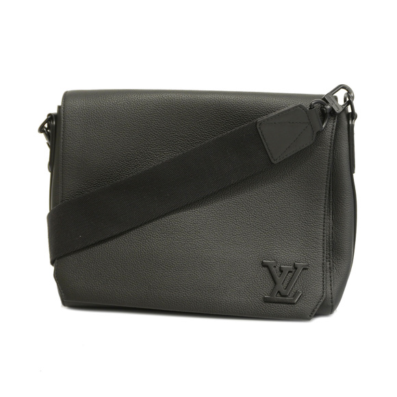LOUIS VUITTON Other - Auth Louis Vuitton Aerogram Takeoff Messenger M57080 Men's Shoulder Bag Noir